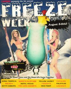 FREEze Week! [August 5th-11th]